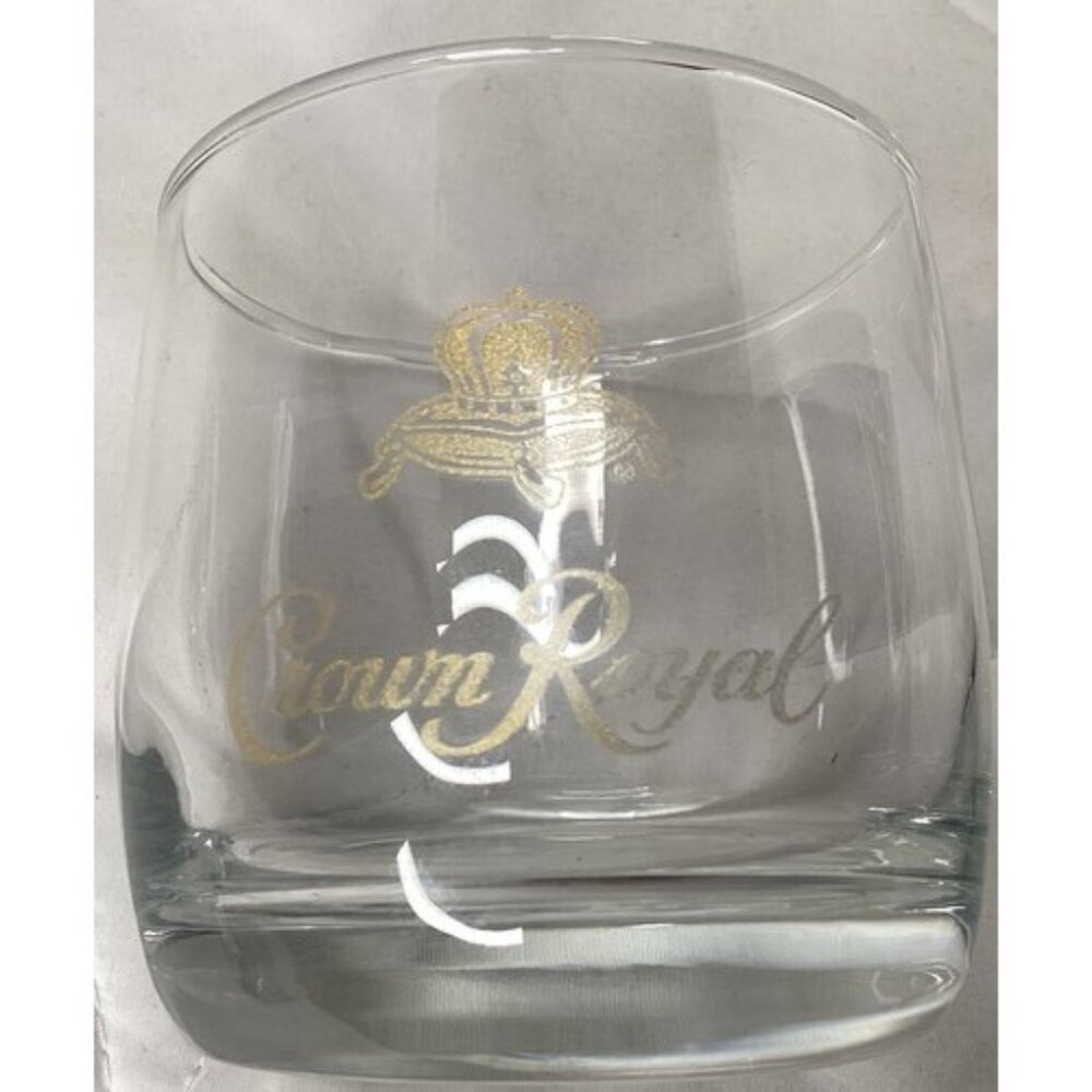 Crown Royal Reserve Whiskey Glass Set of 5 Barware Man Cave Scotch Tumbler Rocks - Picture 6 of 7